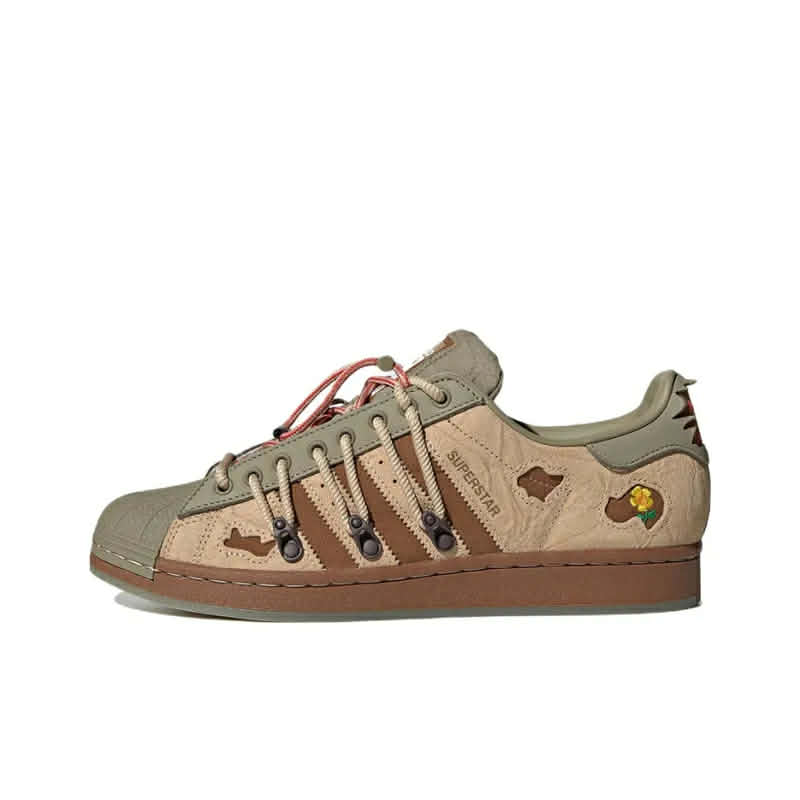 Adidas Originals Superstar x Melting Sadness 'Green Brown'