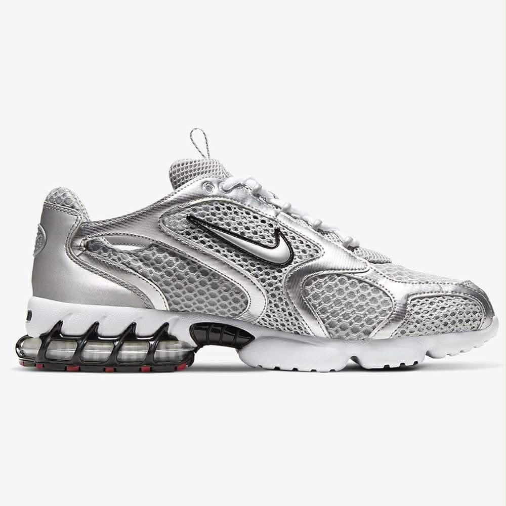 Basket Air Zoom Spiridon Cage 2 Metallic Silver