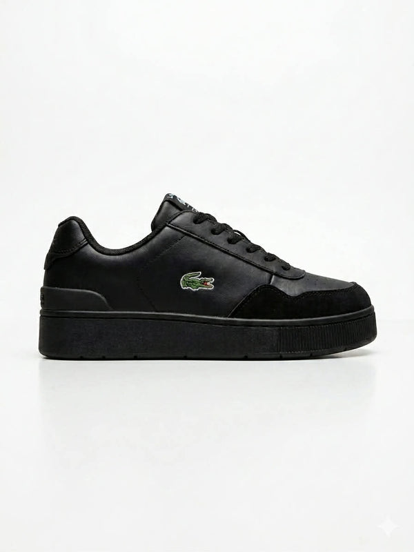 Basket LC Ace Clip en cuir et daim noire