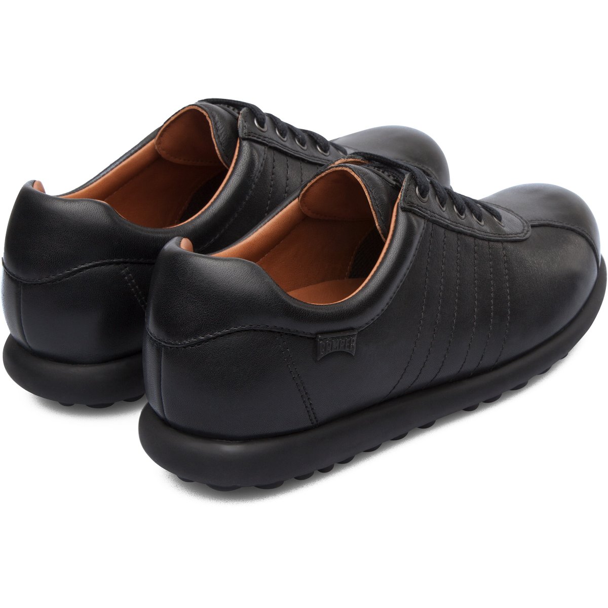 Basket Camper Pelotas cuir noir
