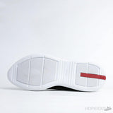 Prada Sneaker Patent Leather Grey and White