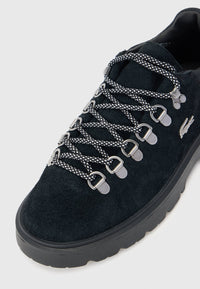 Basket Lacoste Baseshot Winter en daim noir