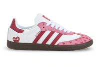 Adidas Samba Love Heart Edition en blanc, rouge et rose
