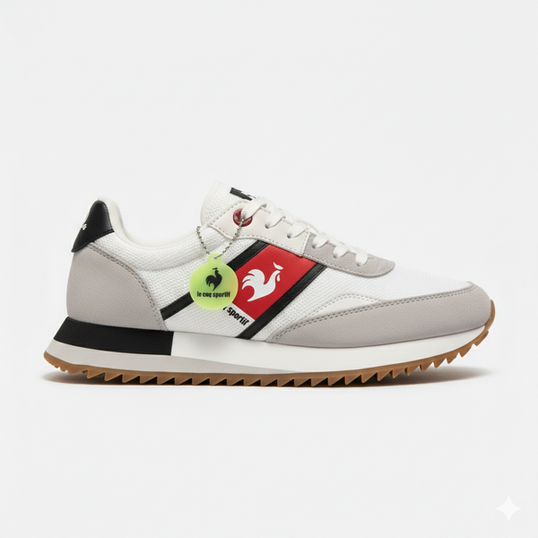 Coq Sportif, modèle lifestyle blanc