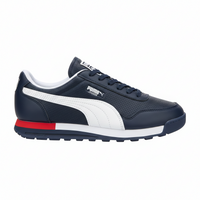 Puma Jogger en cuir bleu marine