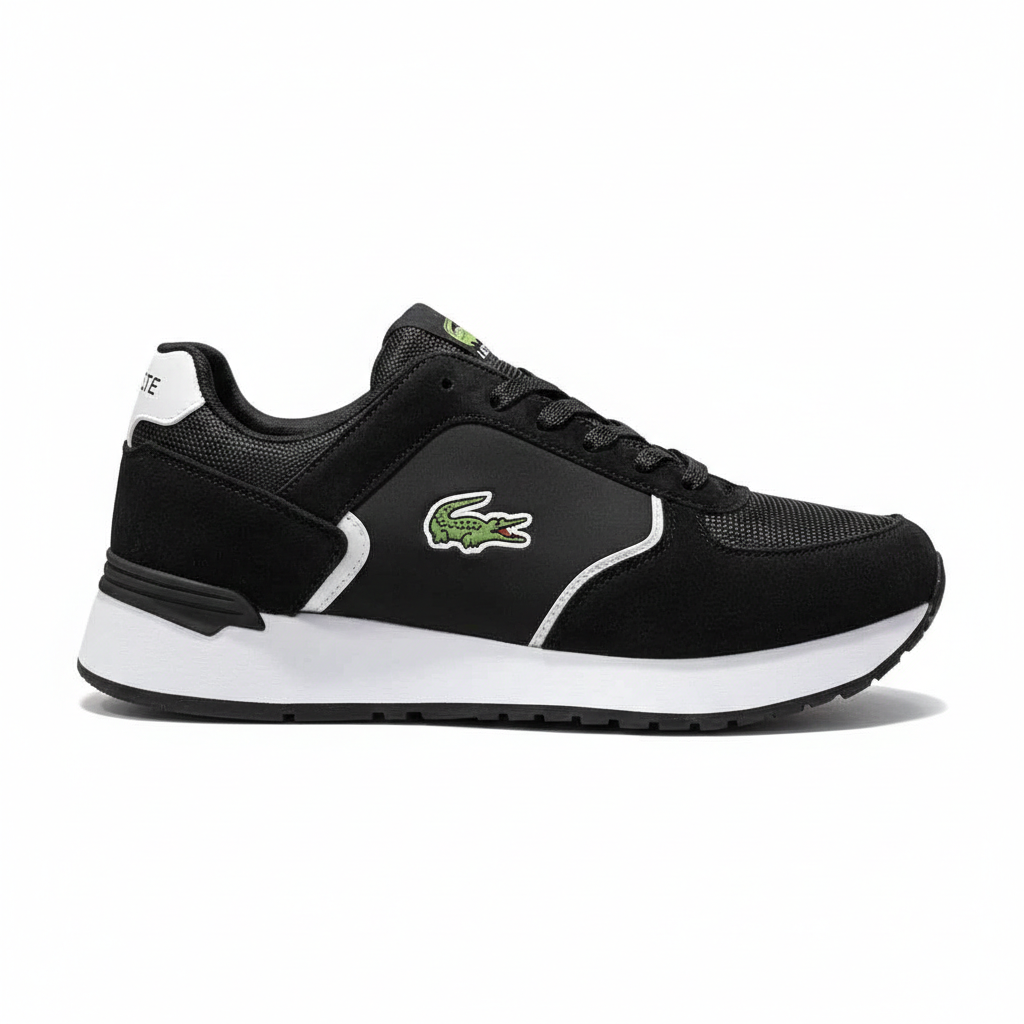 Sneakers Partner Piste en noir et blanc