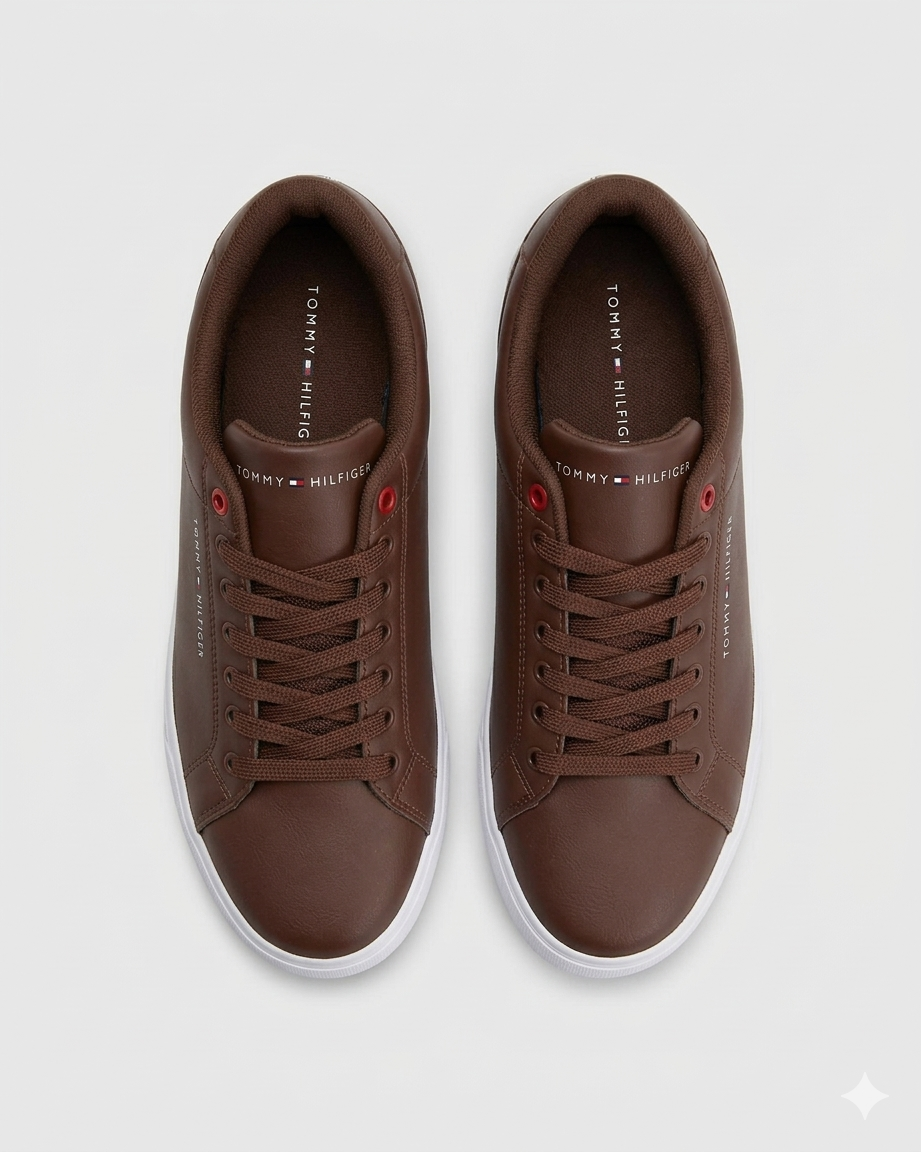Sneaker TH “Low-Cut Logo Leather Mix”