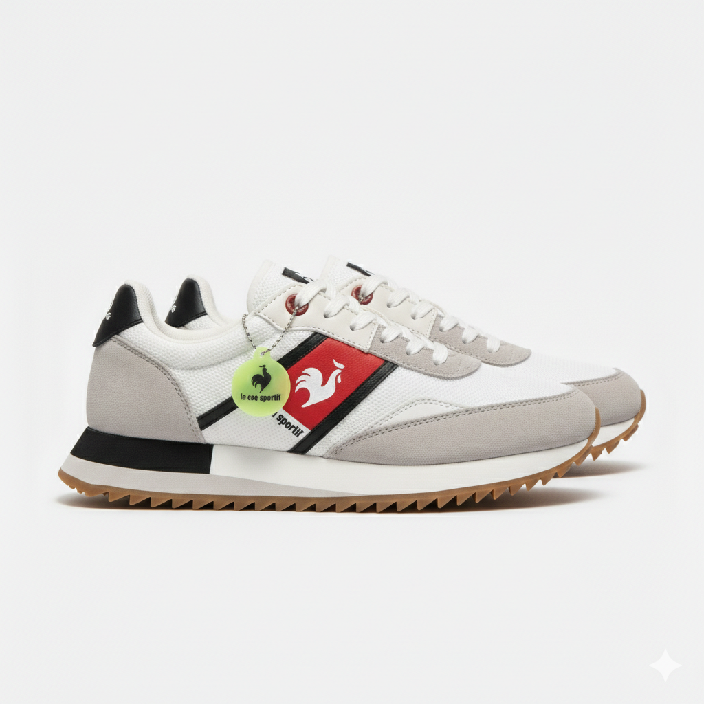 Coq Sportif, modèle lifestyle blanc