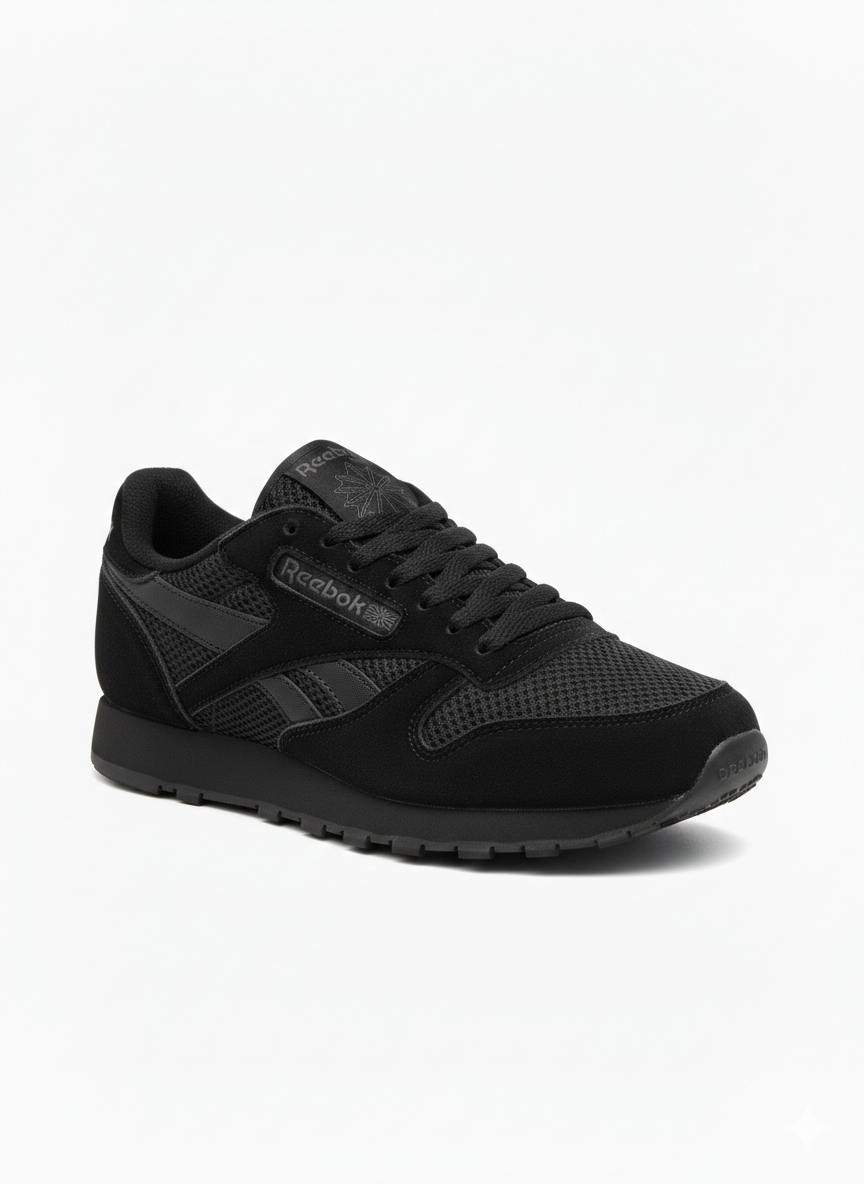 Sneakers RBK Classic Leather noire