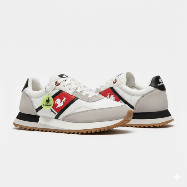 Coq Sportif, modèle lifestyle blanc