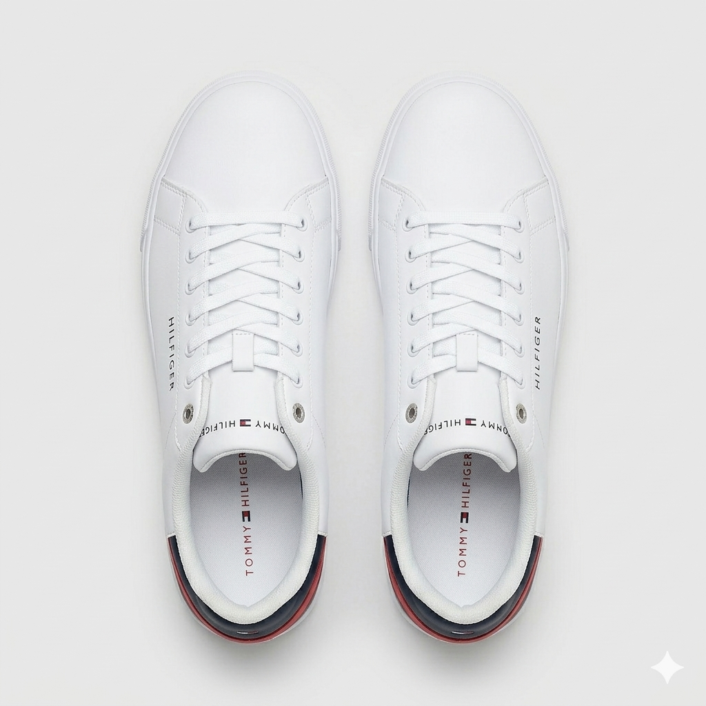 Sneaker TH White Blue Sneakers