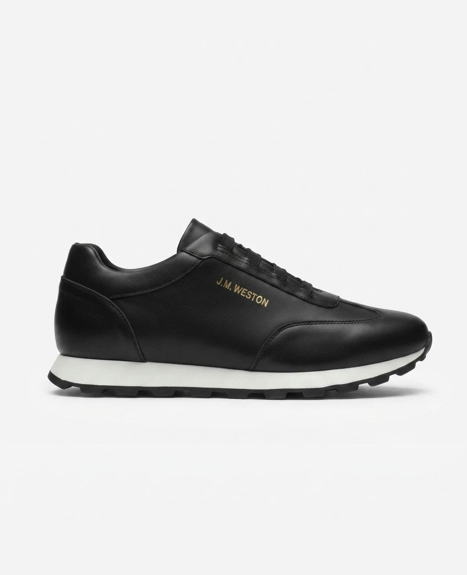 Basket J.M. Weston On My Way en cuir noir