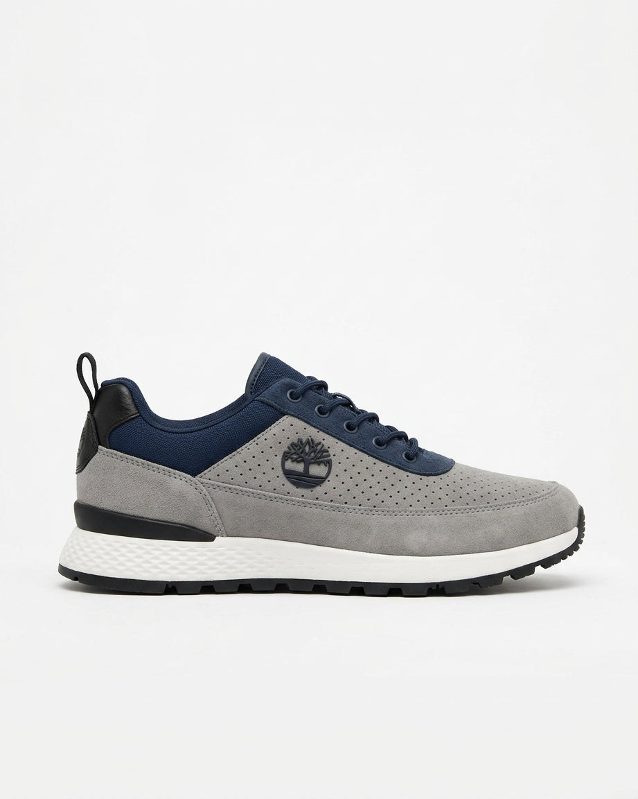 Basket timberland en cuir gris marine
