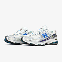 New Balance 1064 en coloris blanc, bleu et argent