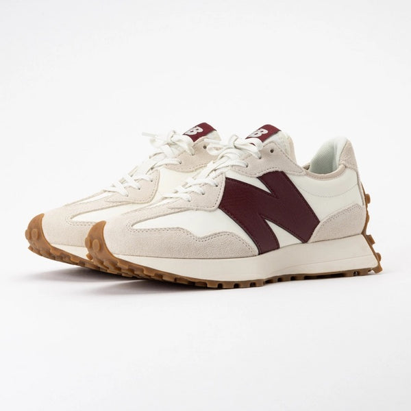 baskets New Balance 327 Moonbeam/Classic Burgundy