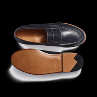 Mocassin J.M. Weston 180 en cuir de veau Box noir