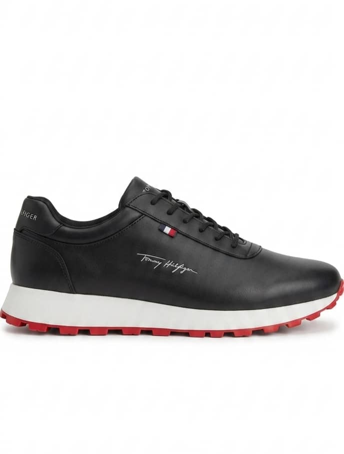 baskets noires Tommy Hilfiger