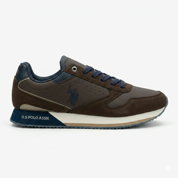 Basket U.S. Polo Assn. Nobil 183 en coloris marron