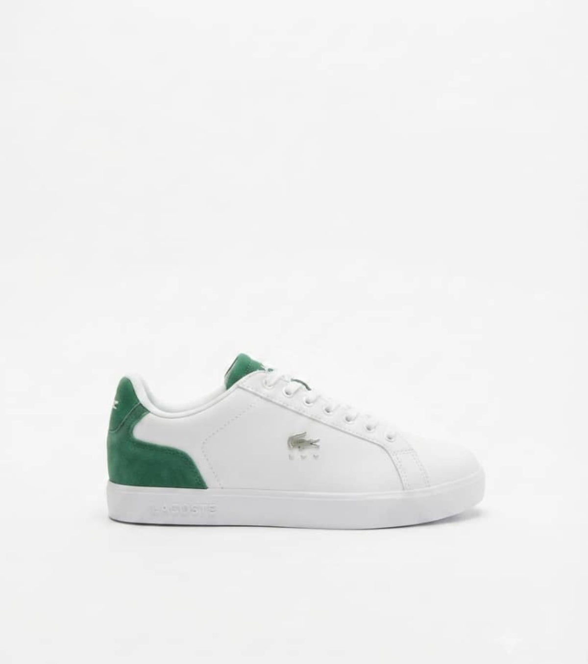 Basket Lacoste Powercourt white-green