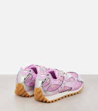 Basket Bottega Veneta Orbit Pink Mesh