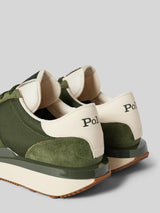 Polo Ralph Lauren Train 89 en cuir olive/kaki