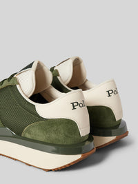 Polo Ralph Lauren Train 89 en cuir olive/kaki
