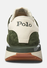 Polo Ralph Lauren Train 89 en cuir olive/kaki