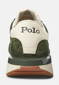 Polo Ralph Lauren Train 89 en cuir olive/kaki