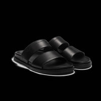 mules J.M. Weston Anatomique Double V en cuir noir