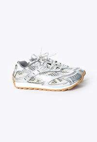 Basket Bottega Veneta Orbit Silver Metallic