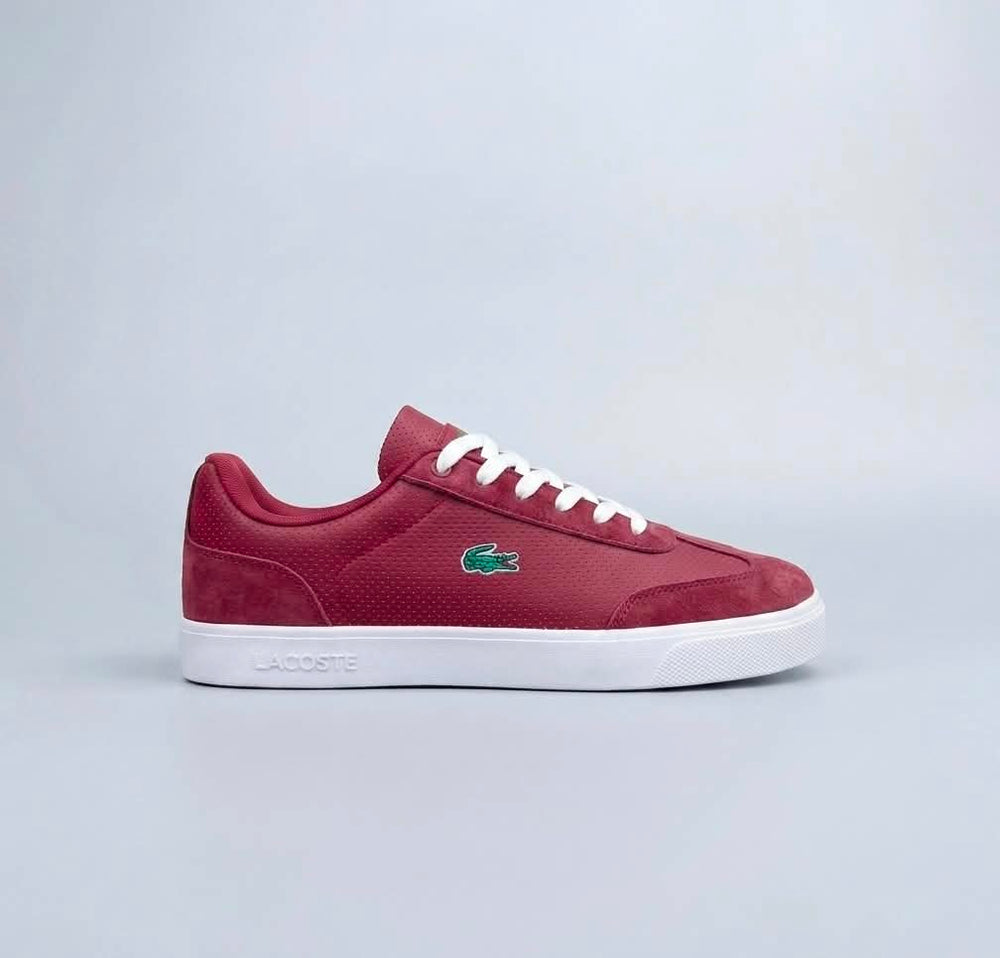 baskets Lacoste bordeaux