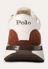baskets Polo Ralph Lauren Train 89 marron