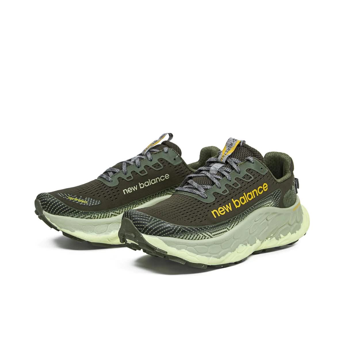 Basket  New Balance Fresh Foam X More Trail v3 kaki et vert lichen