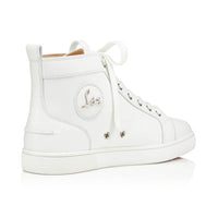 baskets montantes Christian Louboutin Louis en cuir de veau blanc