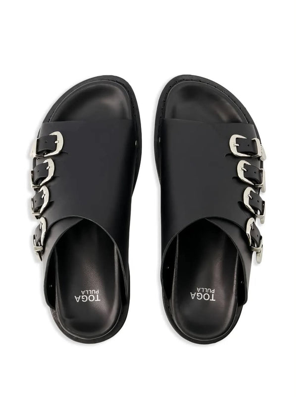 Toga Pulla en cuir noir