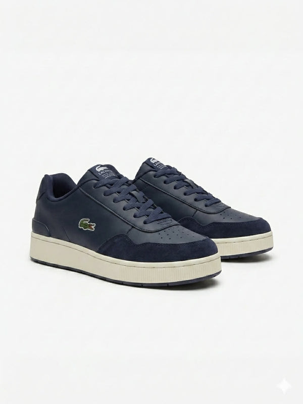 Basket LC Ace Clip en cuir et daim bleu marine