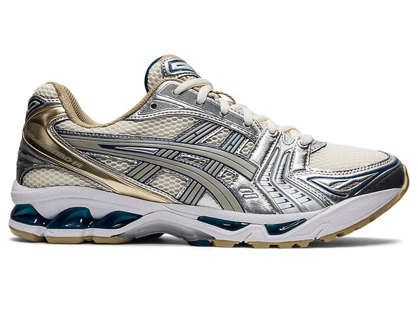 Asics Gel-Kayano 14 Crème et Argent Pur