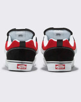 Vans Knu Skool en coloris noir et rouge