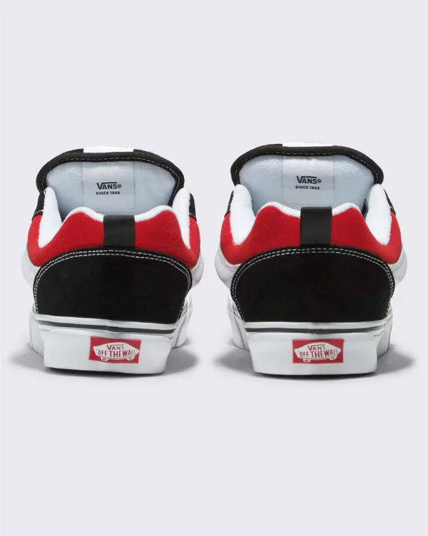 Vans Knu Skool en coloris noir et rouge