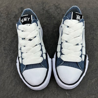 Mihara Yasuhiro Blue Peterson OG Sole Canvas Low-top Sneaker